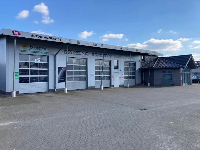 Außenansicht der Werkstatt der BORCHERS GMBH am Roevenkamp 6 in Löningen